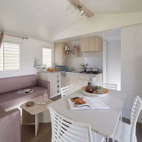 Stacaravan 6 personen - LEISURE - 3 slaapkamers - TV