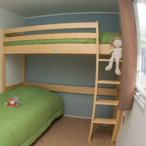 Stacaravan 4 personen - Stacaravan Cocoon 4 personen 2 kamers PMR 30m² - Stacaravan voor 4 personen