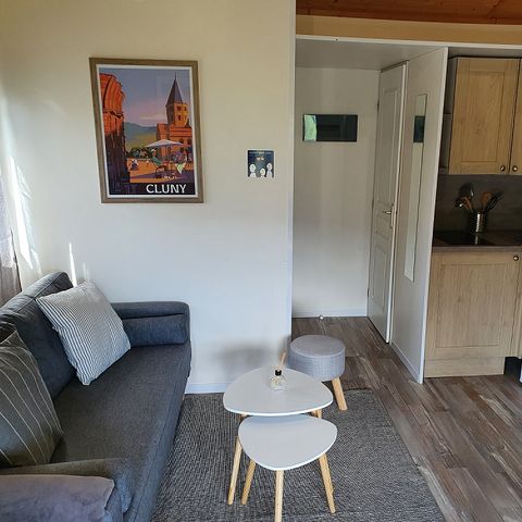 Chalet 4 personen - Chalet Tradition Standard 28m² - 2 kamers - overdekt terras