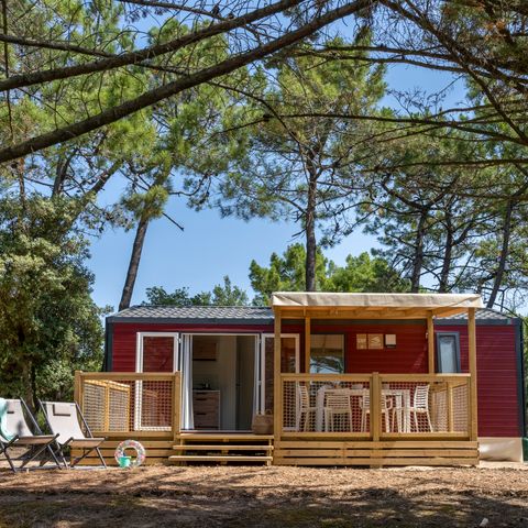 Stacaravan 4 personen - Cottage Privilège TV LV - 2 slaapkamers - 4 slaapplaatsen