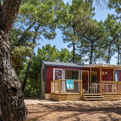 Stacaravan 4 personen - Cottage Privilège TV LV - 2 slaapkamers - 4 slaapplaatsen