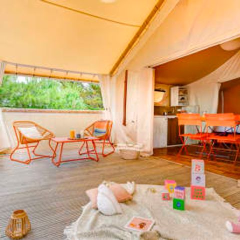 Safaritent 4 personen - Lodge 4p 2ch ***