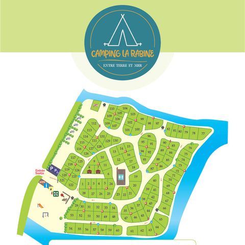 Glampingtent 5 personen - 25m² Bengaalse bungalowtent