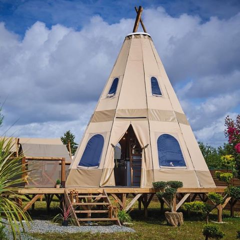 Accommodatie 4 personen - TIPI 4 PERS- 2 slaapkamers