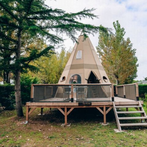 Accommodatie 4 personen - TIPI 4 PERS- 2 slaapkamers