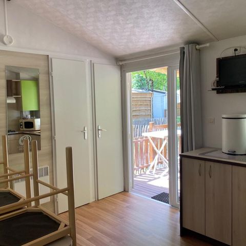 Stacaravan 4 personen - Stacaravan Confort - 2 slaapkamers - PMR - aangepast voor personen met beperkte mobiliteit