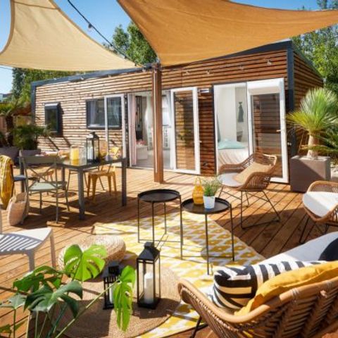 Stacaravan 4 personen - Prestige++