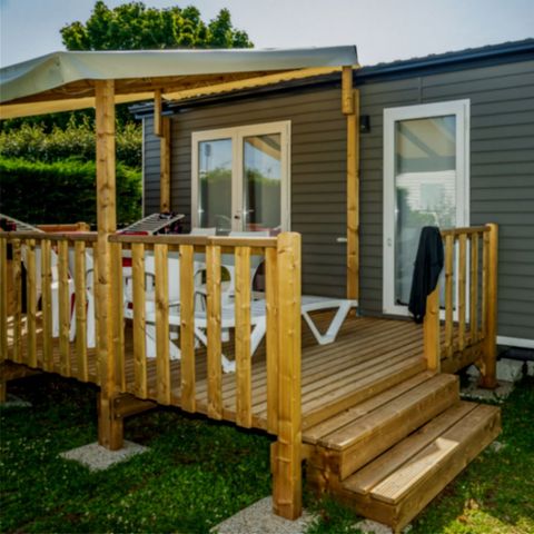 Stacaravan 7 personen - Stacaravan Evasion 7 personen 2 kamers 28m² - Stacaravan voor 7 personen