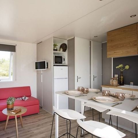Stacaravan 6 personen - 3 slaapkamers 2 badkamers