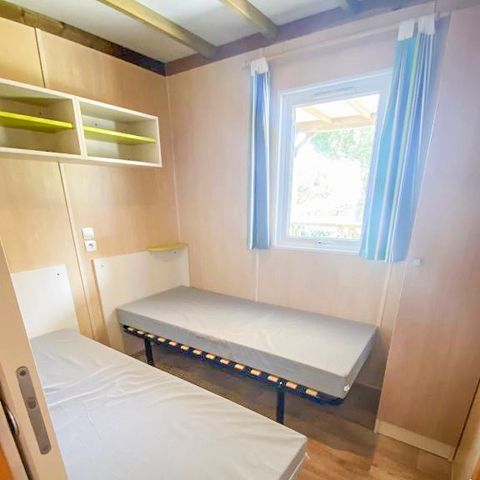 Stacaravan 6 personen - Stacaravan 2 slaapkamers 4/6 pers Half overdekt terras TV