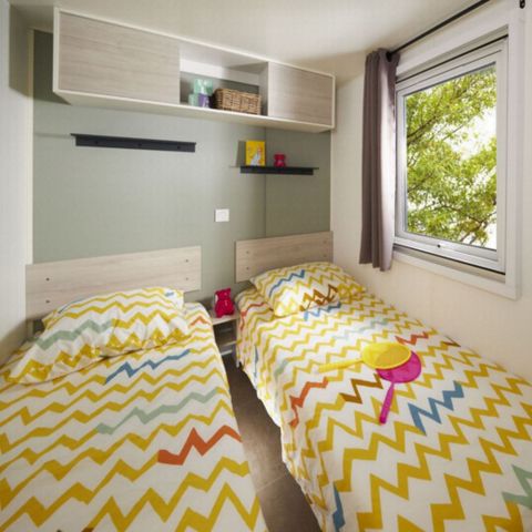 Stacaravan 6 personen - Stacaravan Loisir (3 slaapkamers)