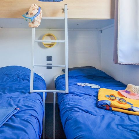 Stacaravan 6 personen - EVASIE - 2 slaapkamers - TV