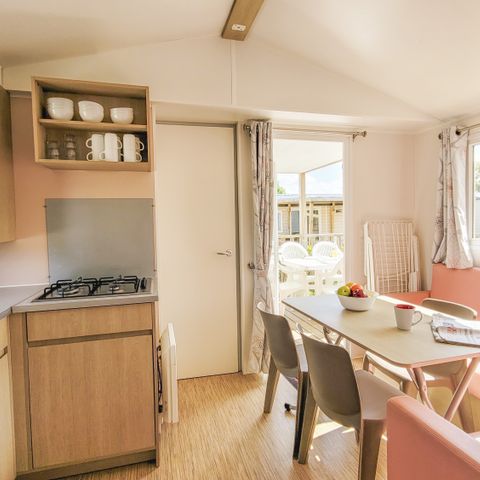 Stacaravan 6 personen - LEISURE - 3 slaapkamers - TV