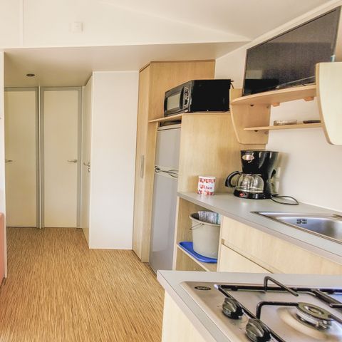 Stacaravan 6 personen - LEISURE - 3 slaapkamers - TV