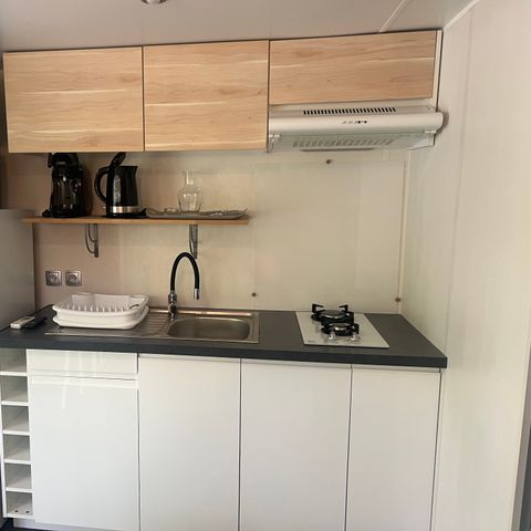 Stacaravan 4 personen - Blue airconditioning