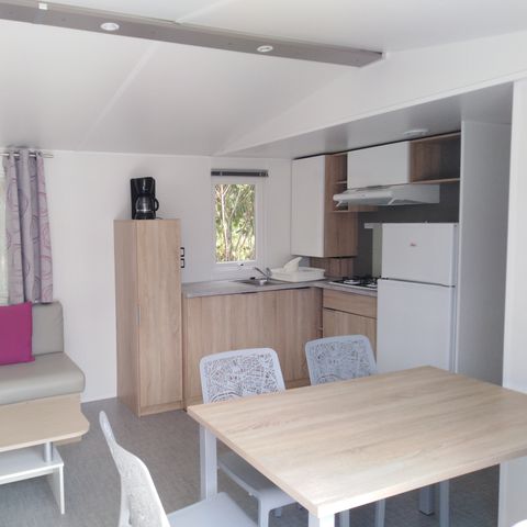 Stacaravan 6 personen - 6 pers 2 sdb airconditioning