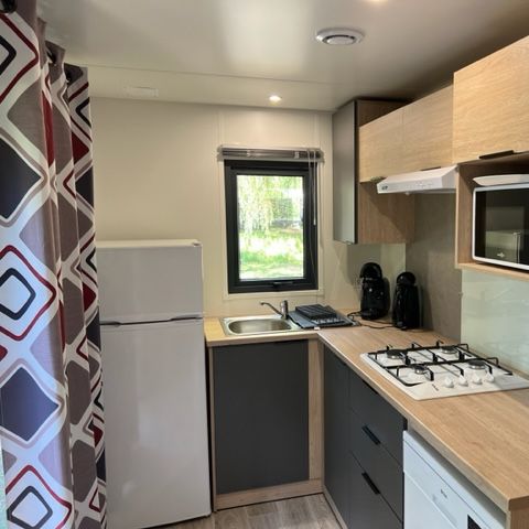 Stacaravan 4 personen - Stacaravan PREMIUM "SPA" 4 pers klimmen 2 sl.k.