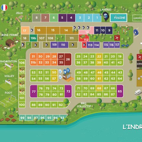 Camping Vallée de L'Indre - Indre-et-Loire - Afbeelding N°6