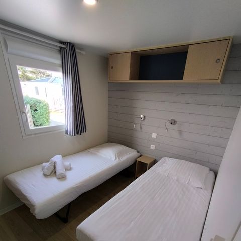 Stacaravan 4 personen - Stacaravan met 2 slaapkamers - uitzonderlijk uitzicht op zee - 2e en 3e rij