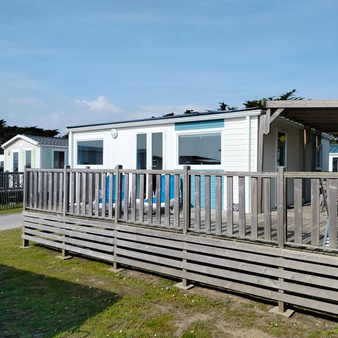 Stacaravan 4 personen - Stacaravan met 2 slaapkamers - zeezicht - 3e en 4e rij