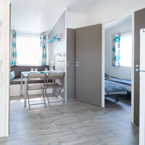 Stacaravan 4 personen - 2 slaapkamers