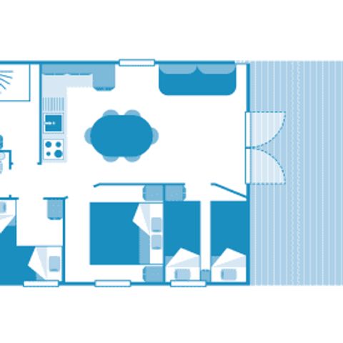 Chalet 6 personen - Chalet CASANE 6p 3ch PREMIUM