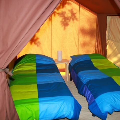 Tent 4 personen - COTTON LODGE NATUUR (zonder sanitair)
