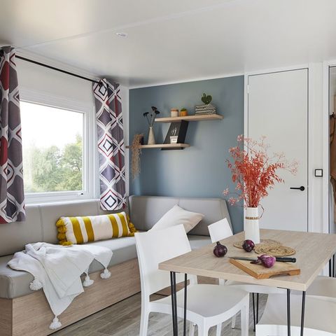 Stacaravan 8 personen - GRAND CONFORT 4 slaapkamers - CLIM + TV