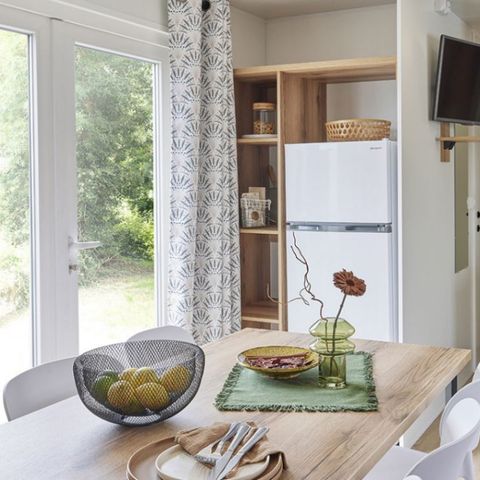 Stacaravan 8 personen - GRAND CONFORT 4 slaapkamers - CLIM + TV