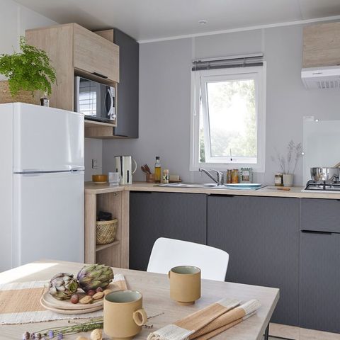 Stacaravan 4 personen - COTTAGE 2 slaapkamers
