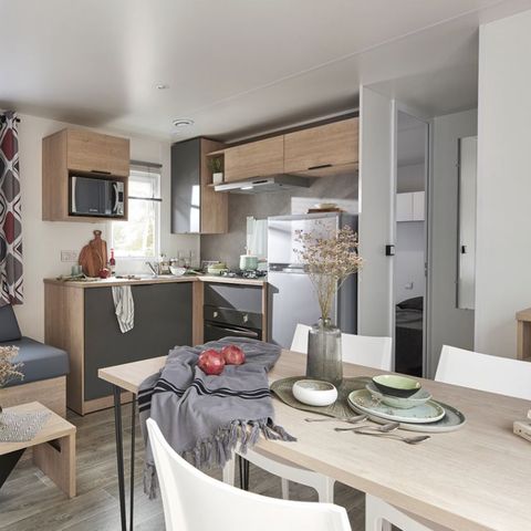 Stacaravan 6 personen - COMFORT 3 slaapkamers - TV