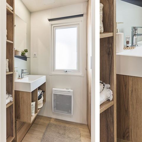 Stacaravan 4 personen - CABANE 2 Slaapkamers