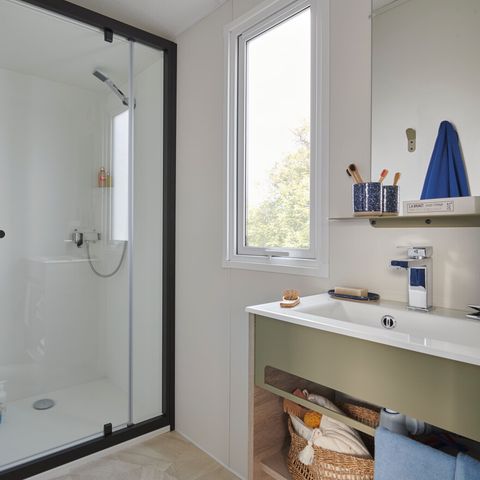 Stacaravan 4 personen - Stacaravan Select TV LV Plancha - 2 slaapkamers - 4 slaapplaatsen