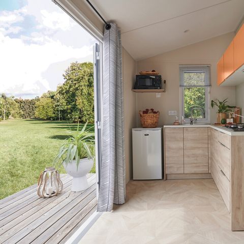 Stacaravan 4 personen - Stacaravan Select TV LV Plancha - 2 slaapkamers - 4 slaapplaatsen