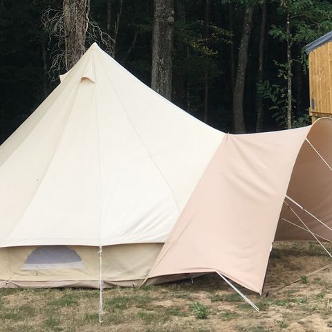 UNIEKE ACCOMMODATIE 5 personen - GLAMPING CABANE zonder sanitair