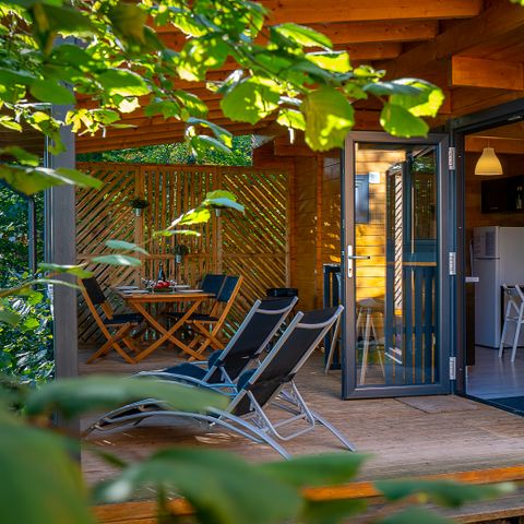 Stacaravan 4 personen - Huisje SPA 4 pers