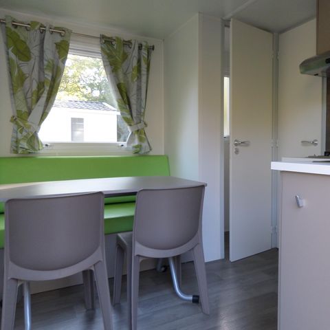 Stacaravan 4 personen - KLEIN 2 slaapkamers