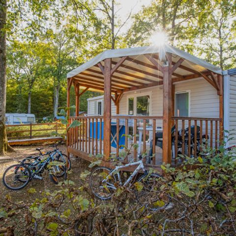 Stacaravan 4 personen - PMR 30m² - 2 kamers (toegankelijk voor personen met beperkte mobiliteit)