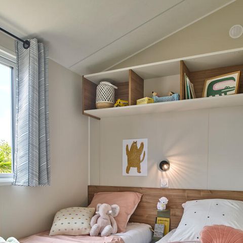 Stacaravan 6 personen - Stacaravan PRIVILEGE - GALA - 3 slaapkamers - ZATERDAG