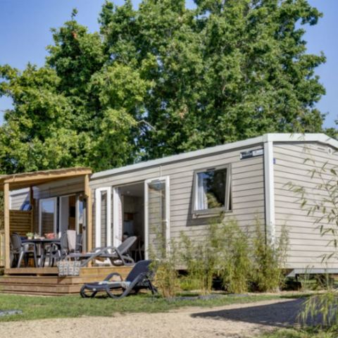 Stacaravan 8 personen - Prestige Cabellou - Voetganger - 6/8P 3Ch 2Sde 40m2