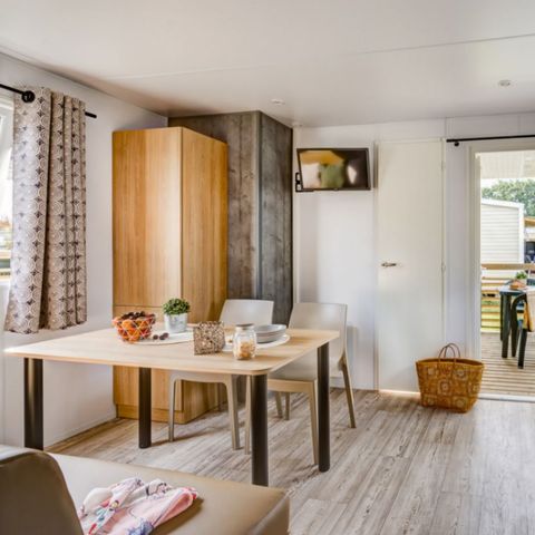 Stacaravan 5 personen - Ontwijking Groix- Voetgangersgebied- 4/5P 2Ch 25m2