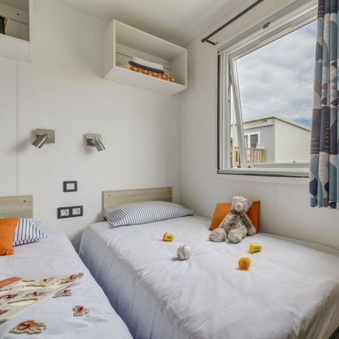 Stacaravan 6 personen - Confort+ Glénan 6Pers 3Ch 32m2