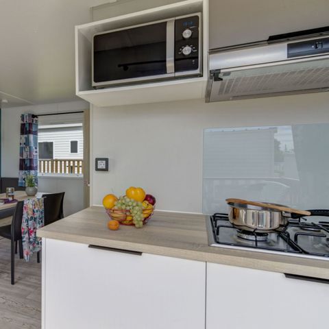 Stacaravan 6 personen - Confort+ Glénan 6Pers 3Ch 32m2