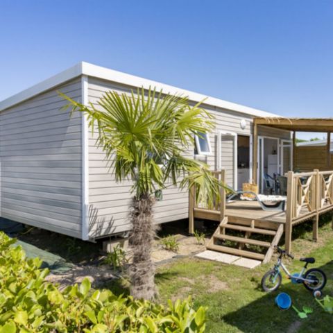 Stacaravan 6 personen - Evasion Belle Etoile- Voetgangersgebied- 6P 3Ch 32m2