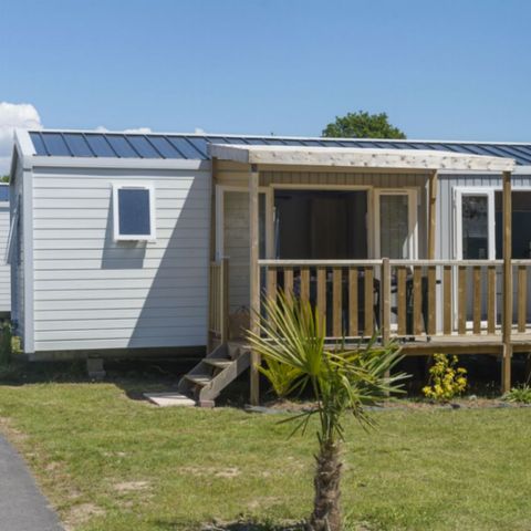 Stacaravan 8 personen - Premium Caraïbes - 6/8Pers 3Ch 2Sde 40m2
