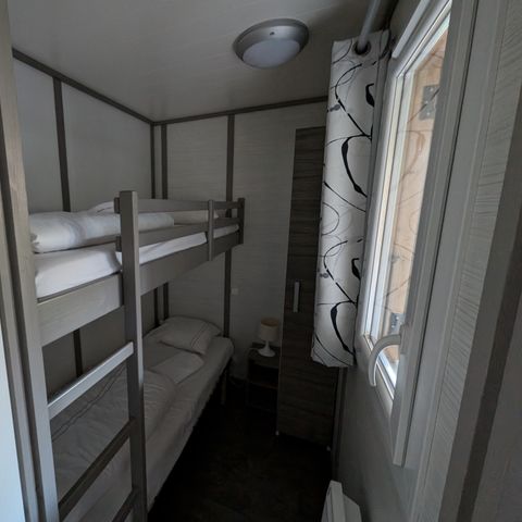 Stacaravan 6 personen - Sunêlia Luxe Fabre 3 kamers 37m² - TV - LV - Overdekt terras - Linnen voorzien