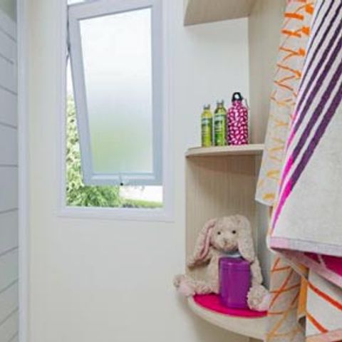 Stacaravan 6 personen - Loisir Pacifique 3 kamers 40m² - TV - Overdekt terras