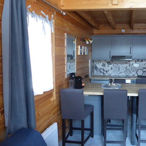 Chalet 5 personen - Les Chalets Luxes du Domaine 2 kamers 53m² - TV - LV - Halfoverdekt terras