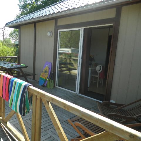 Stacaravan 4 personen - Chalet Standaard 35m² - 2 kamers + onoverdekt terras - PMR