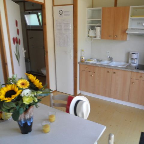 Stacaravan 4 personen - Chalet Standaard 35m² - 2 kamers + onoverdekt terras - PMR